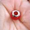 Keepsake bead made with precious ashes and True Red colour