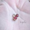 Dainty little charm made with precious ashes and True Red colour