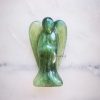 Angel made with precious ashes and Peridot Colour