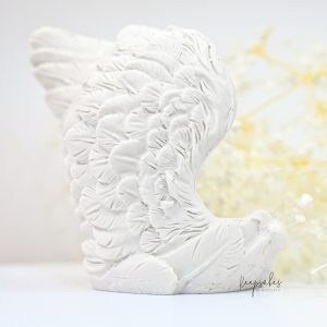 Angel wings keepsake holder